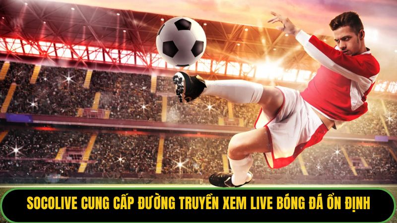 Socolive cung cấp đường truyền xem live bóng đá ổn định
